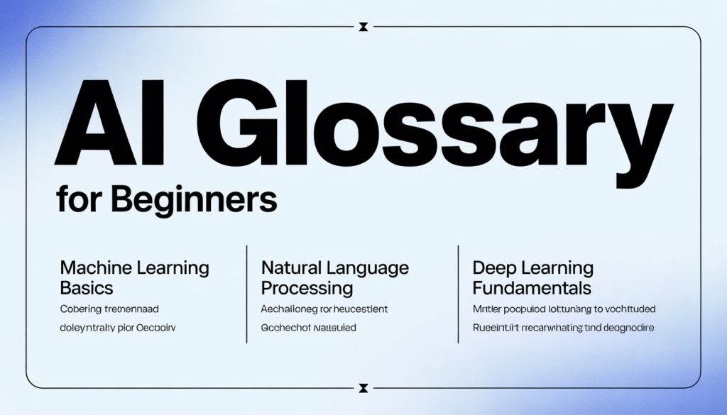 AI Glossary: Must-Know Terms for Beginners