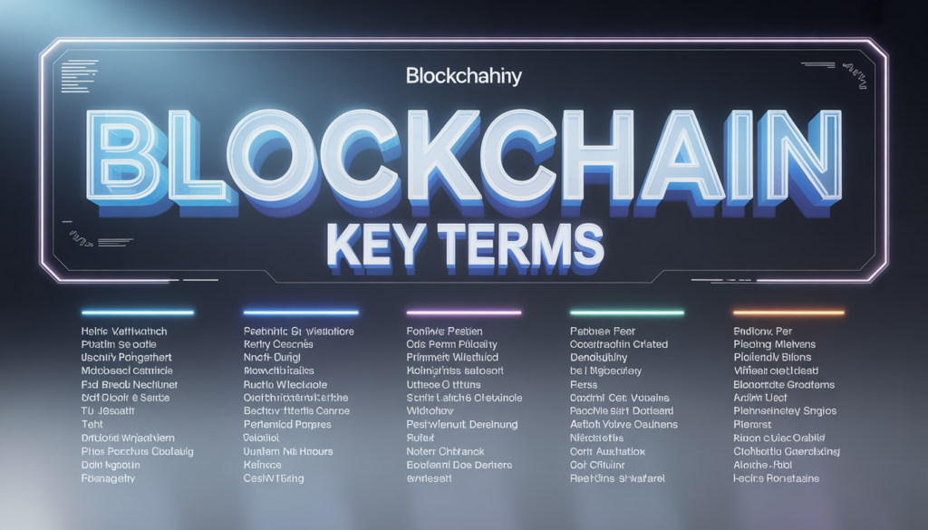 Blockchain Glossary: Key Terms to Know Blockchain Glossary: Key Terms to Know