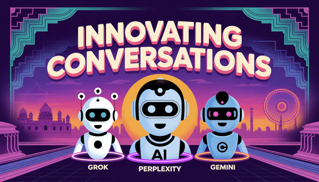 AI Chatbots in India: Grok, Perplexity and Gemini