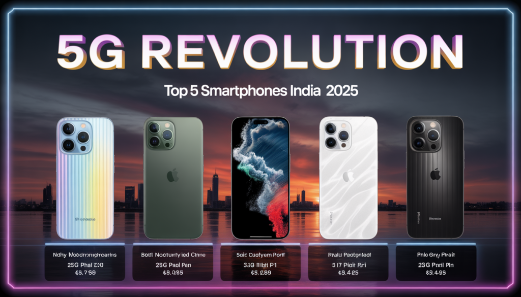 Top 5 5G Smartphones in India (2025)